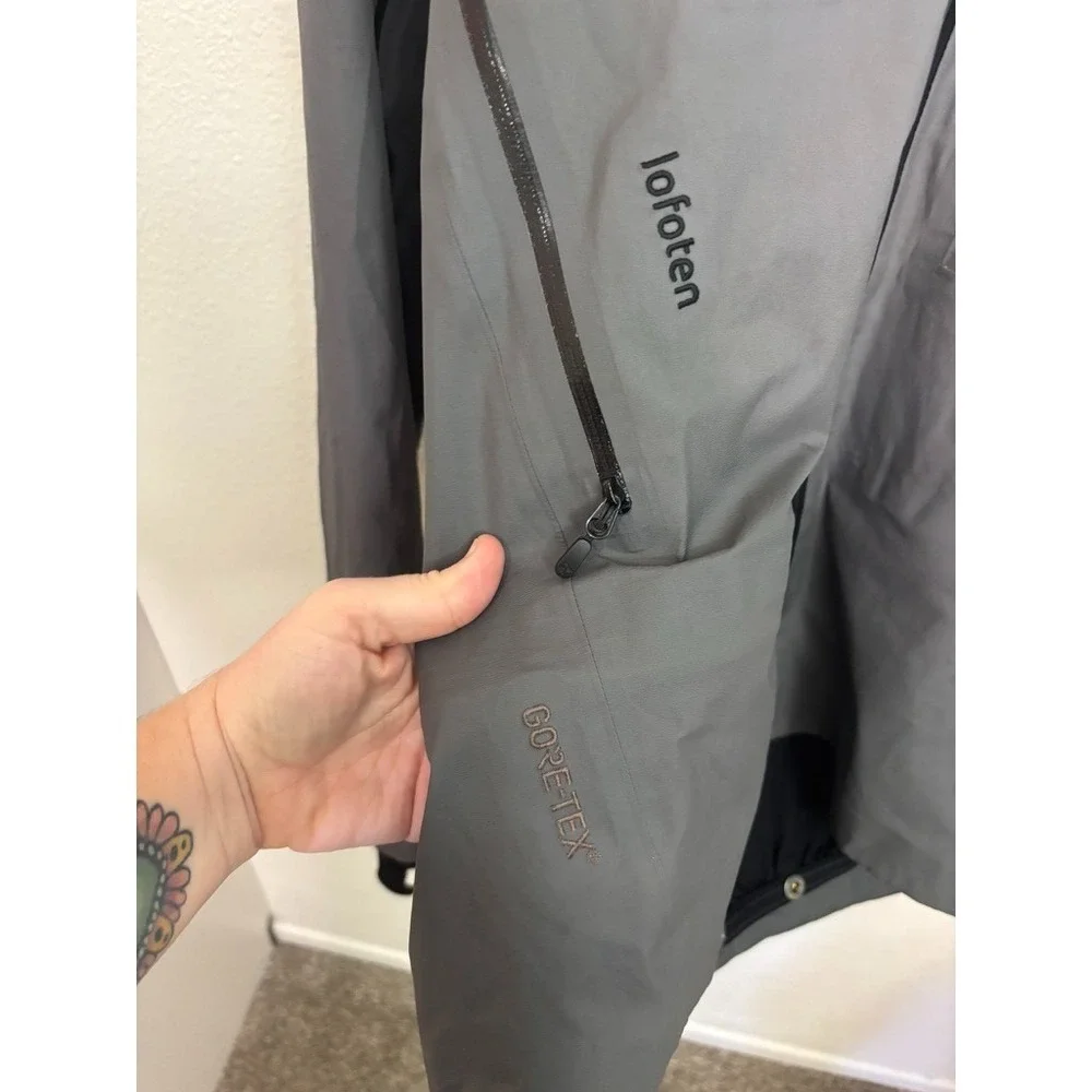 Norrona Lofoten Men's Small  Gore-Tex Active Jacket 8915 MERCURY Grey